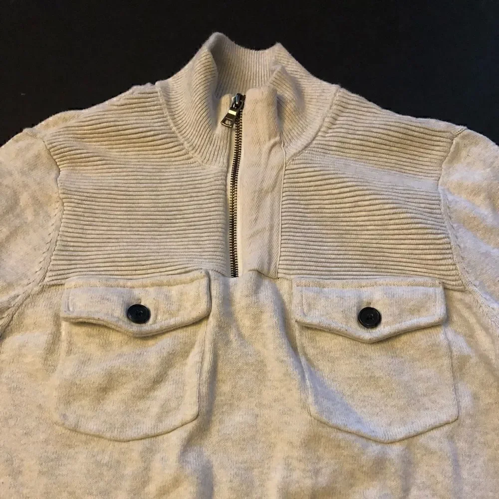 INC • International Concepts 1/2 Zip Sweater